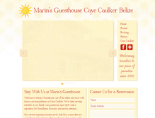 Tablet Screenshot of marinsguesthouse.com